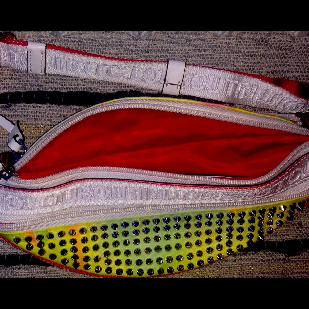 Paris NYC Christian Louboutin Men’s studded belt bag